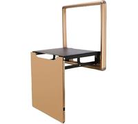 Silla Plegable De Pared, Taburete para Cambiarse Los Zapatos, Taburetes De Pared Ocultos Que Ahorran Espacio para La Entrada, La Sala De Estar Y El Baño. Champagne One Size