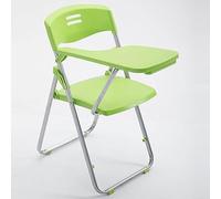 Silla plegable de plástico para conferencias con brazo de tableta, silla de escritorio apilable para oficina, escuela, aula, recepción, respaldo de malla para invitados y asiento acolchado