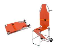 Silla plegable de rescate, silla de escalera de rescate resistente, camilla portátil multifuncional