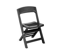 Ipae-Progarden SpA Asso Silla Plegable, Antracita, 77x48x47cm Unisex Adulto