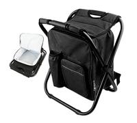 Silla Plegable Desde - Mochila para Acampar multifunción - Silla portátil con Bolsa térmica para Pescar Picnic de Senderismo - Impermeables, Ligeras, Correas de Hombro Incluidas