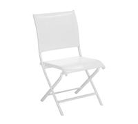 Silla Plegable Elegance Blanca Mobiliario Jardín Mesas