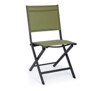 Silla plegable. Elin Antracita Lh32-Verde