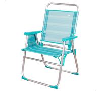 Silla playa plegable fija azul aktive beach