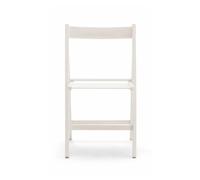 Silla plegable libro lacada en blanco