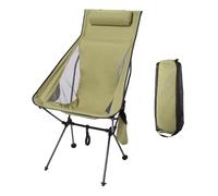 Silla plegable, ligera silla portátil para acampar, sillas de viaje compactas con titular de la copa, Oxford Cloth, aleación de aluminio, fácil configuración para camping, tailgating, playa y eventos
