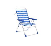 Silla plegable marbueno rayas azul blanco 59 x 97 x 61 cm 59 cm