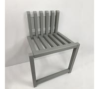 Silla plegable montada en la pared, taburete de entrada de madera maciza con patas de apoyo, capacidad resistente de 330 libras, versátil para balcón, ducha y espacios de vida