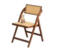 Silla plegable para dormitorio, silla plegable portátil, diseño ligero y que ahorra espacio, ideal para el hogar, la oficina y el uso al aire libre, solución de asiento cómoda