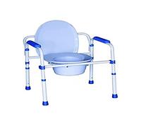 Silla plegable para el WC de aluminio 3 en 1