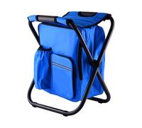 Silla plegable plegable para exteriores, impermeable para camping con mochila Cooler Bag para viaje Picnic Lawn Garden Balcony Hiking Beach Patio Porch Park, 14,17 x 11,42 x 16,14 pulgadas