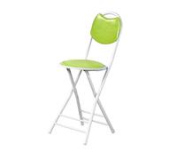 Silla plegable portátil de 150 kg de capacidad de peso, ahorro de espacio, asiento de viaje para cocina, sala de estar, dormitorio, opciones multicolor (verde)