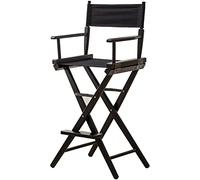 Silla plegable portátil para artista de maquillaje, silla de director de aluminio ligero con reposacabezas y reposapiés para camping, eventos al aire libre, producción de películas y aplicación de