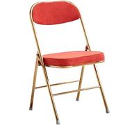 Silla plegable portátil para uso en interiores y exteriores, cómodo cojín de espuma, capacidad de 150 kg, ligera y fácil de transportar, ideal para eventos y reuniones