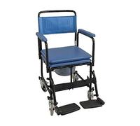 Silla plegable tapizada con ruedas