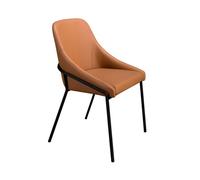 Silla polipiel naranja modelo 4161 angel cerdá s.l.silla de diseño moderno con asiento y respaldo tapizados en polipiel color naranja.