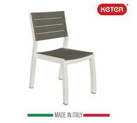 Silla Poltroncina De Polipropileno Keter Harmony Color Blanco Cappuccino