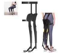 Silla portátil,ajustable,ligero,soporte for piernas,peso máximo 400 libras,exoesqueleto humano pero resistente,portátil,retráctil,plegable,telescópico for pesca aire libre,senderismo,viajes,2,3 kg(Bla