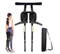 Silla portátil - Asiento Invisible Plegable portátil, Soporte ergonómico para Las piernas | Diseño Ligero Ajustable de 3 Engranajes de Altura, Taburete Compacto para Exteriores con, Camping, Bar