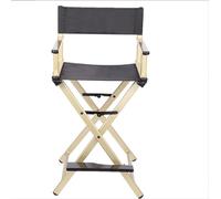 Silla portátil de aluminio para artista de maquillaje, silla de director plegable ligera y resistente para un uso fácil