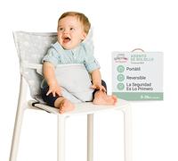 Silla portátil de BabyToLove | Silla elevadora portátil | Ligera y fácil de transportar | Indispensable para los viajes | Green Tropic