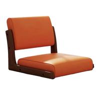 Silla portátil de suelo con soporte para el respaldo, cojín de asiento de meditación sin patas para leer, sala de estar, dormitorio, ventana de bahía, solución de asiento cómoda y versátil