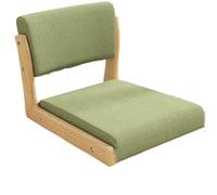 Silla portátil de suelo con soporte para la espalda, cojín de asiento de meditación sin patas para leer, sala de estar, dormitorio, ventana de bahía - Cómoda solución de asiento plegable