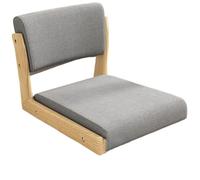 Silla portátil de suelo con soporte para la espalda, cojín de asiento de meditación sin patas para leer, sala de estar, dormitorio, ventana de bahía, solución de asiento cómoda y versátil