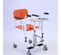 Silla Portátil De Transferencia Pacientes, Elevador De Transferencia Hidráulico, Silla De Transferencia De Elevación De Pacientes Con Asiento Dividido De 180° Y Orinal B