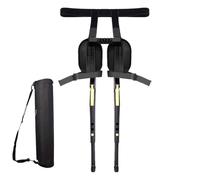 Silla portátil: soporte de asiento invisible plegable portátil, marco de pierna de viaje liviano | Ayuda ergonómica para caminar para barberos, asistencia de SIT ajustable para chefs, actividades al a