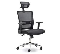 Silla Profesional Baku. Ergonomica. Cabecero, Soporte Lumbar y Brazos regublables.