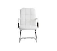 Silla q-connect escritorio pia ve simil piel base metalica alt max 1050 anc 610 prof 680 color blanco - KF04625