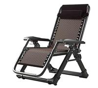 Silla reclinable ajustable portátil de ratán para exteriores e interiores, silla plegable de aluminio para balcón, tumbona negra y marrón para relajación