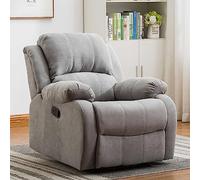 Silla reclinable eléctrica de lujo con función de calor y masaje, puerto USB y bolsillos laterales, silla reclinable eléctrica de piel sintética resistente