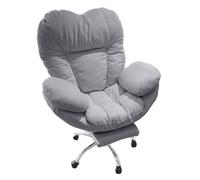 Silla reclinable ergonómica para juegos con respaldo en forma de amor, asiento acolchado grueso, reclinable ajustable de 3 niveles, base de metal resistente, perfecta para el hogar, la oficina y el