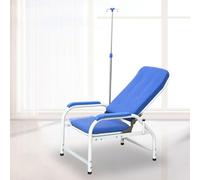 Silla reclinable médica con soporte IV para extracción de sangre y procedimientos clínicos