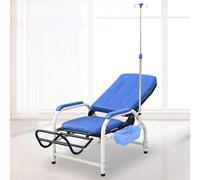 Silla reclinable médica con soporte IV para extracción de sangre y procedimientos clínicos