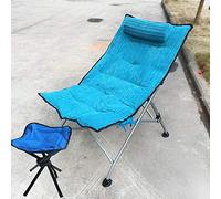 Silla reclinable plegable para oficina y ocio. Tumbona individual cómoda para la espalda, perfecta para almuerzos y relajación al aire libre