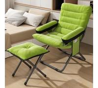 Silla reclinable plegable portátil para sala de estar y dormitorio, cómoda silla de lectura que ahorra espacio, diseño ligero, muebles elegantes para el hogar