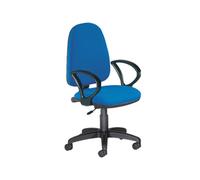 Silla Rocada Con Brazos Color Azul Diametro Base 610 Mm Respaldo De 490 Mm X 420 Mm