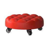 Silla rodante de suelo - Taburete bajo para adultos, asiento con rodillo acolchado | Herramienta giratoria de asiento de , silla portátil de movilidad de poliuretano, cómoda sala de estar