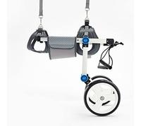 Silla Ruedas para Patas Traseras Silla de Ruedas para Perros, Ajustable Discapacitados Perros Caminar Asistida Coche Patas Traseras Rehabilitación Ejercicio Coche 2 Ruedas