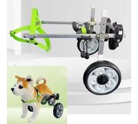 Silla Ruedas Perro Carro de Silla de Ruedas para Perros Mediano, Ayuda de Movilidad Ajustable para Mascotas para Mascotas con Discapacidad en Las Patas Traseras, Soporte para PiernasEntrenamien(L)