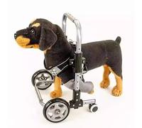Silla Ruedas Perro Silla de Ruedas para Perros Pequeños con Soporte para Las Patas Delanteras. Andador Ajustable para Perros con Discapacidad. Apoyo de Movilidad para Perros de 2 Ruedas(Small - 8kg (1