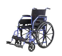 Silla Ruedas Silla De Ruedas Multifuncional De Aleación De Aluminio Con Pasamanos Móviles, Silla De Ruedas De Nailon Resistente A La Presión Silla de Ruedas Eléctrica