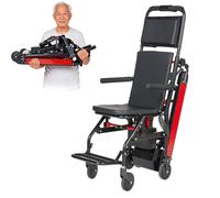 Silla Salvaescaleras Para Personas Mayores,Elevador Eléctrico Para Sillas De Ruedas Que Sube Escaleras,Para Pacientes De Edad Avanzada, Carga Segura De 169 Kg/373 Lbs Black
