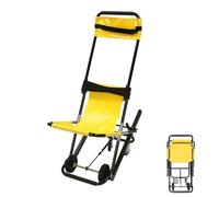 Silla Salvaescaleras PortáTil Sin InstalacióN, Silla Salvaescaleras De Aluminio, VehíCulo De Emergencia Plegable para Bomberos, EvacuacióN En Exteriores Y En El Hogar.