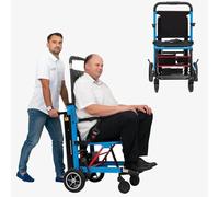 Silla Salvaescaleras, Silla de Ruedas para Subir escaleras, para Personas Mayores, Silla de Ruedas eléctrica Plegable, Ligera, Silla de Capacidad máxima de 352Lb