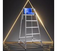 Silla salvavidas de acero inoxidable para piscina, altura ajustable para seguridad en interiores y exteriores, soporte protector de cubierta resistente al óxido