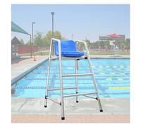Silla salvavidas de acero inoxidable resistente para piscinas, parques acuáticos y playas - Soporte de observación de seguridad duradero al aire libre para salvavidas
